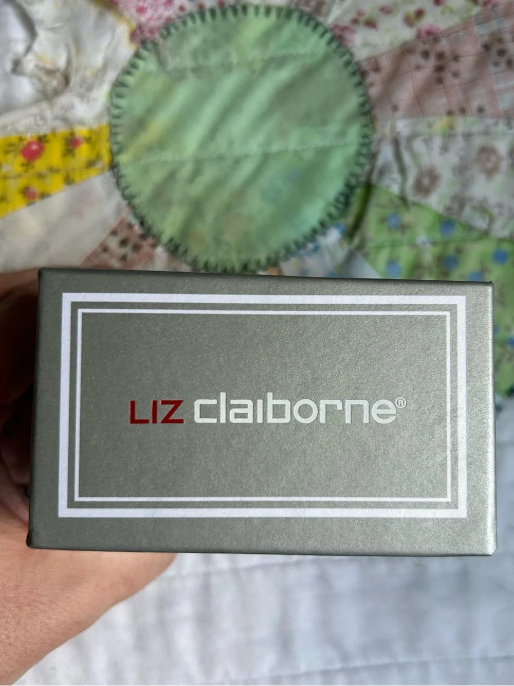 Liz Claiborne Gold-Tone Bracelet with Magenta Oval Stones
